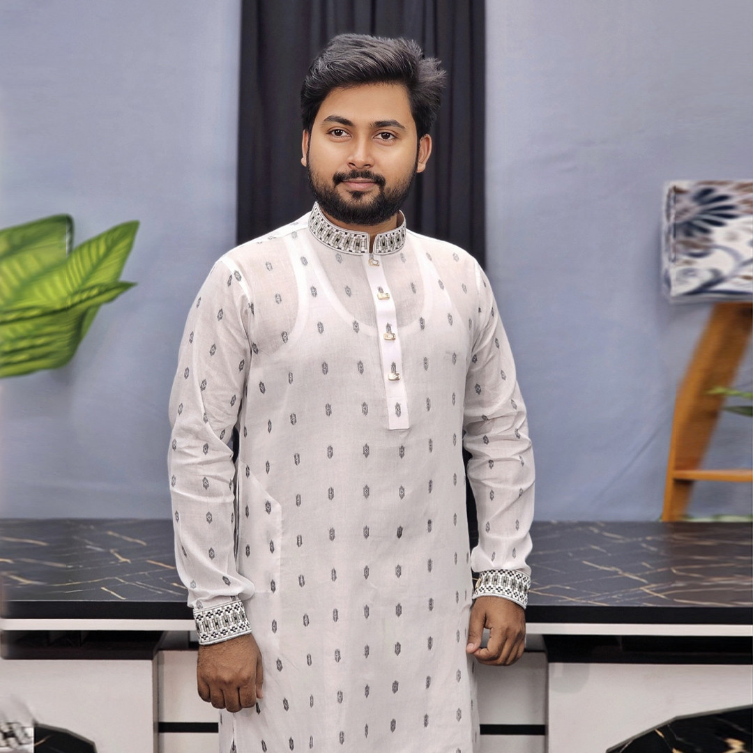 আকাশী কালার পাঞ্জাবী